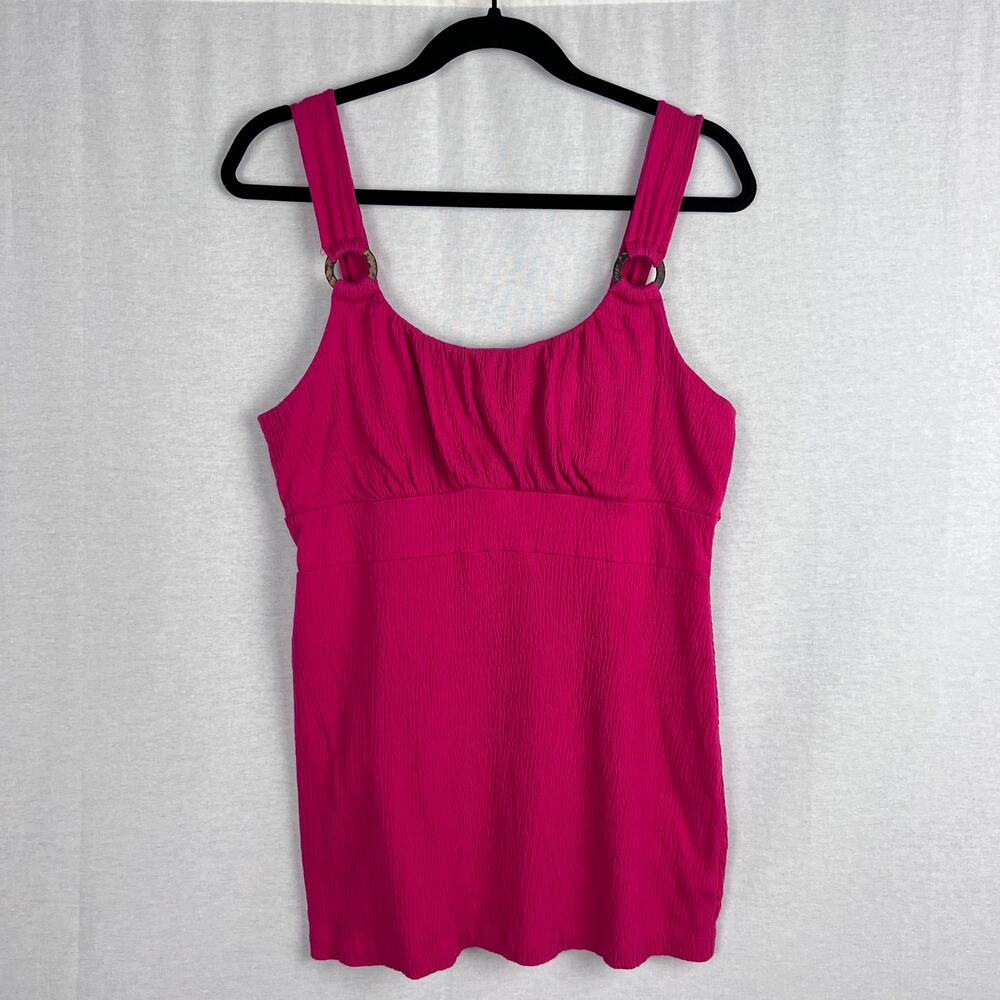 ⭐️ Vintage Y2K Self Esteem Top Babydoll Milkmaid Tank Pink Fairy Boho Festival